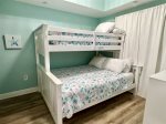 3rd Bedroom - Twin over Full Bunk bed - sleeps 3